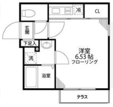 MODULOR茗荷谷の物件間取画像